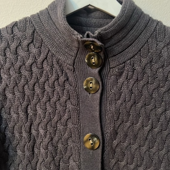 Style & co petite size M sweater button down - Picture 4 of 9
